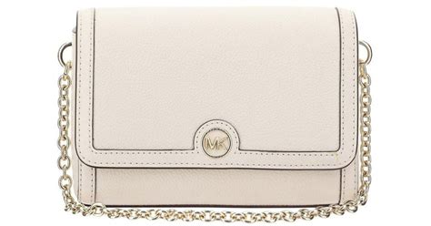 MICHAEL Michael Kors White Small Freya Crossbody Bag